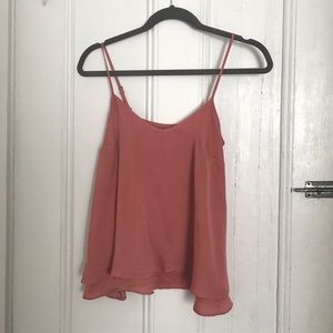 A&F Copper Silk Tank